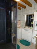 Large shower on ground floor